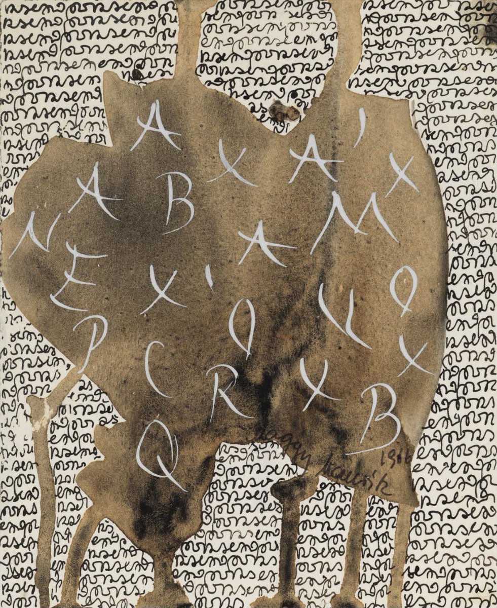 co_loeve's tweet photo. Toute première exposition personnelle à lui être consacrée (à l’âge de 80 ans !), « Maggy Mauritz, La lettriste effacée » est une mini-retrospective de cette artiste étonnante, présentant une trentaine d’œuvres réalisées entre 1965 et 2015. 
À voir jusqu’au 31/12 😍 https://t.co/ujf7vpQKWw