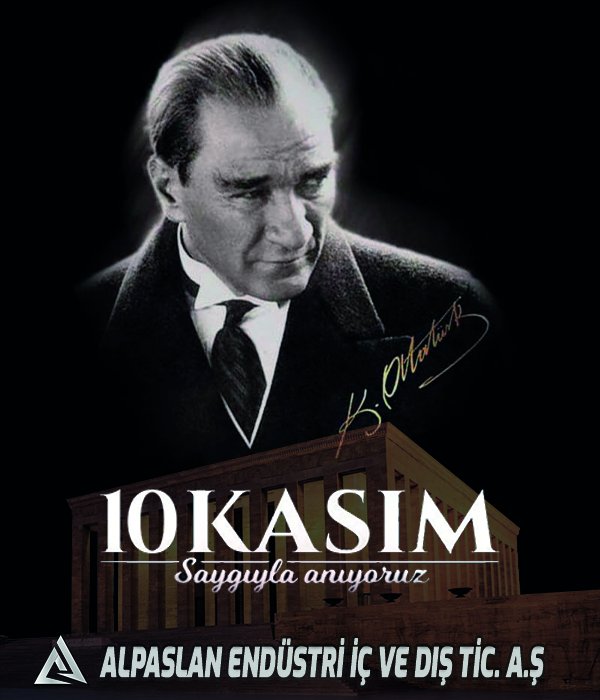 Türkiye Cumhuriyeti'nin kurucusu Mustafa Kemal ATATÜRK ' ü aramızdan ayrılışının 83. Yılında saygı, sevgi ve minnetle anıyoruz...
