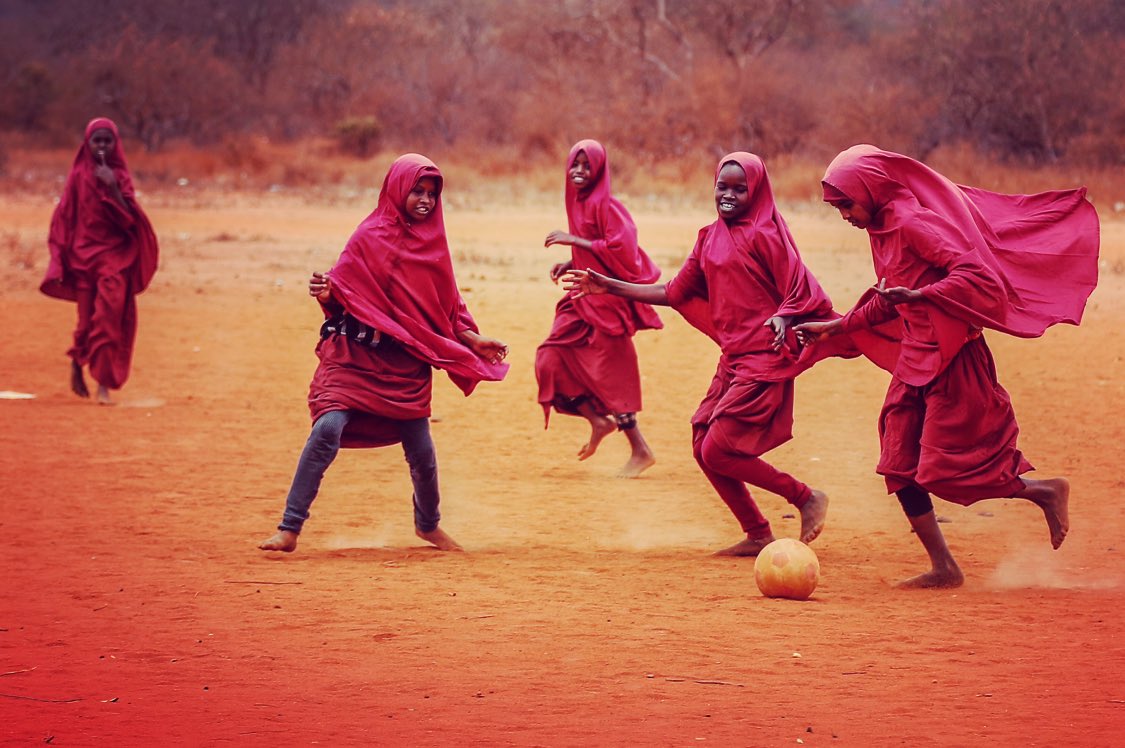 Girls Soccer #GarissaCounty AP Photo/Brian Inganga