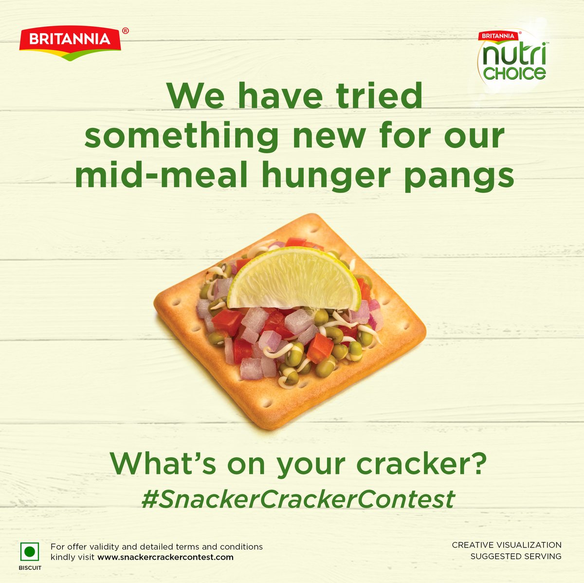 NutriChoice's tweet photo. We just had our mid meal hunger pangs and whipped up something quick and tasty with Britannia #NutriChoice cracker! Just added some sprouts, onions and tomatoes on it. So, what’s on your cracker? Exciting prizes to be won! Check out https://t.co/KHD2uetjuf #SnackerCrackerContest https://t.co/ThIeWC4L24