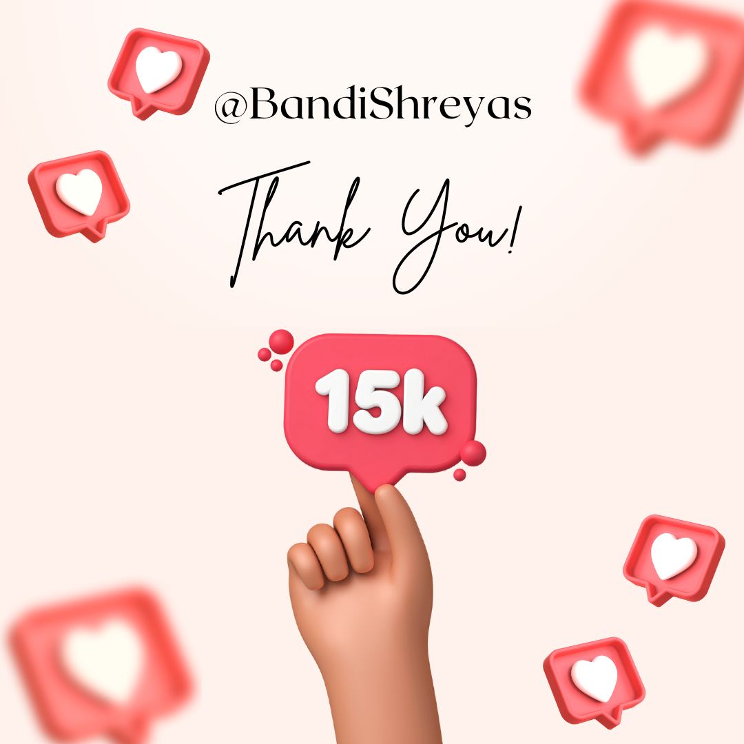 BandiShreyas's tweet photo. Thanks for the love! ✌😁 https://t.co/taw8YhvEHS