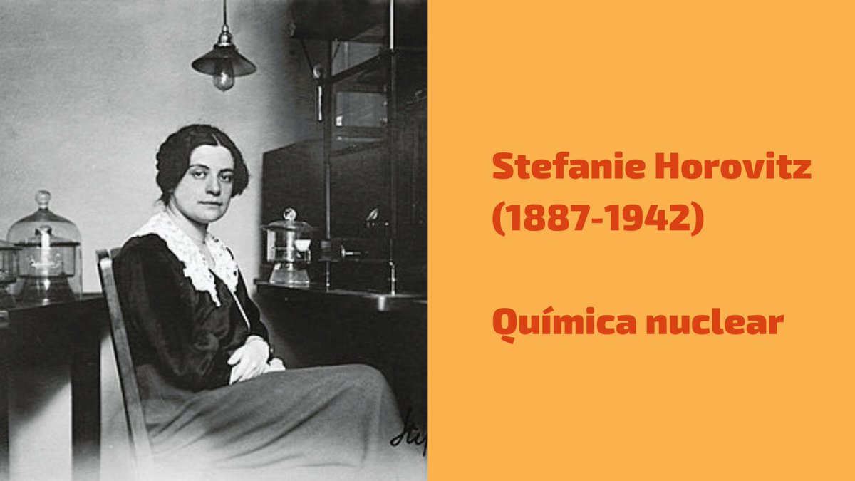 ProyectoMeitner's tweet photo. Stefanie Horovitz (1887-1942) fue una química judío-polaca conocida por proporcionar una de las primeras pruebas experimentales de la existencia de los isótopos. [+]

#ProyectoMeitnerIFIC #pioneras #MujeresEnCiencia
@FECYT_Ciencia https://t.co/X267sB25Jm