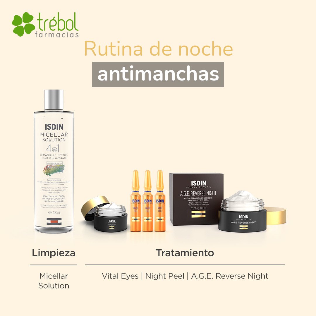 farmaciastrebol's tweet photo. Desliza y descubre la rutina antimanchas perfecta de día y noche. ¿Qué otra rutina te gustaría conocer? #isdinceutics #isdin
🍀
#farmaciastrebol
🍀
#farmacia #cuidadofacial #cuidadodecara #skincare #protección #limpiezafacial #rutinaantimanchas #rutinadia #rutinanoche https://t.co/6bXhD4ZMmP
