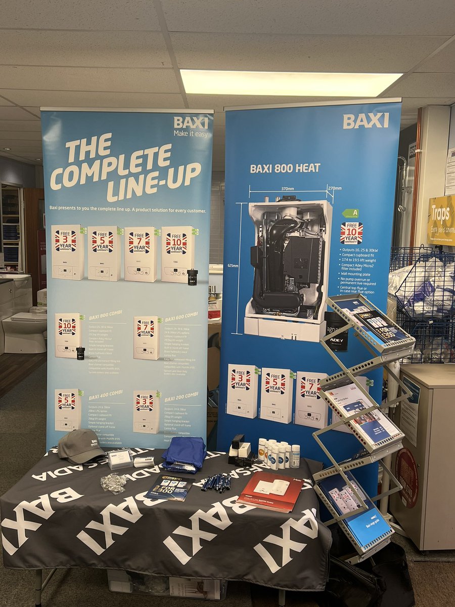 LG_DanDeakin's tweet photo. In @HPSMerchant Hedge End this morning Talking all things @baxiboilers @MainHeating @megaflo  and anything else that you fancy! I think someone once said it’s good to talk?? 🤔 https://t.co/trlyM1tbCJ