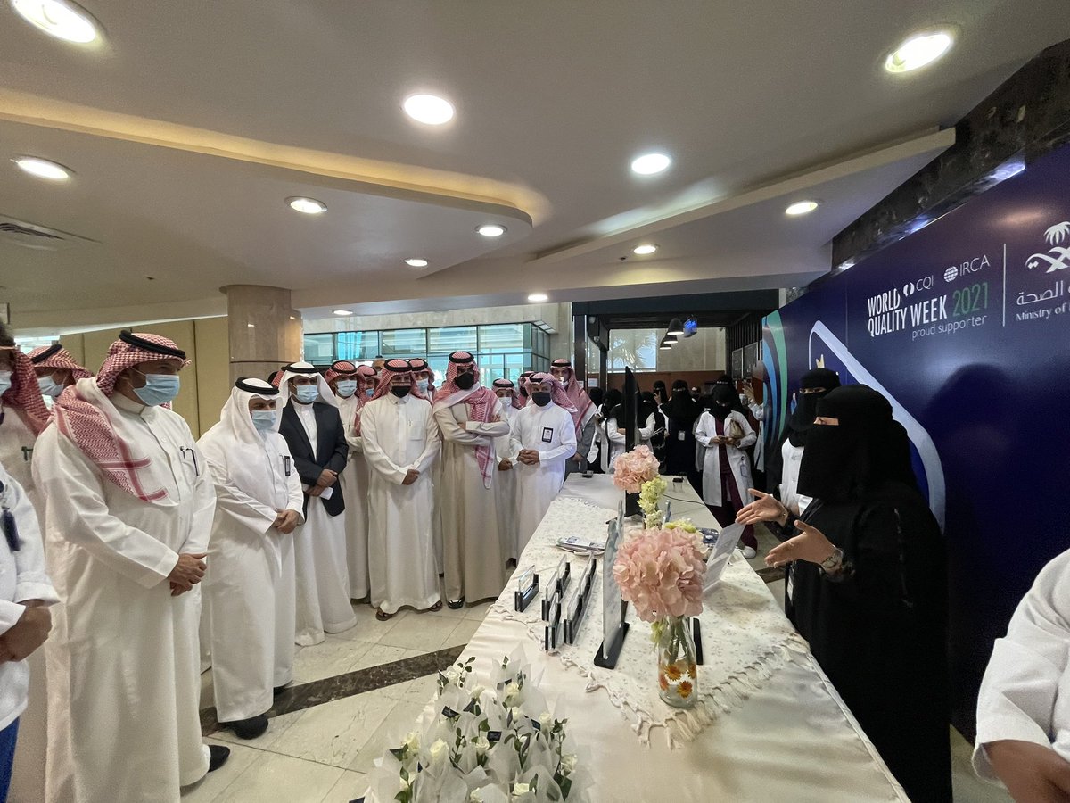hailthy's tweet photo. #يحدث_الآن| نائب الرئيس التنفيذي للخدمات الطبية يدشن فعاليات اليوم العالمي للجودة بمستشفى الملك سلمان التخصصي تحت شعار (الاستدامة: تحسين منتجاتنا وشعبنا وكوكبنا)
.
#تجمع_حائل_الصحي https://t.co/z6EGQ6Wf1J