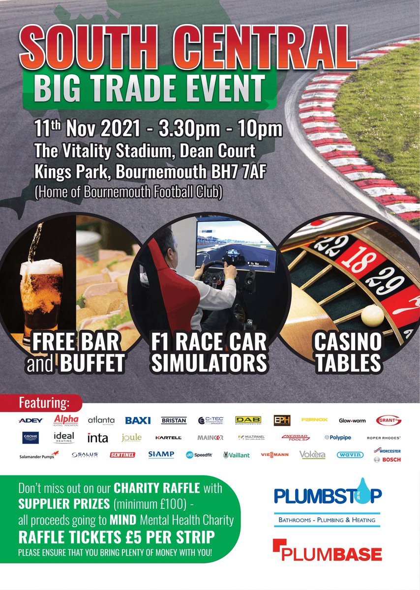 LG_DanDeakin's tweet photo. Tomorrow is the @PlumbstopLtd and @plumbaseuk #bigtradeevent at @afcbournemouth. Can’t wait to see you there!! https://t.co/sOo2JHHhXX