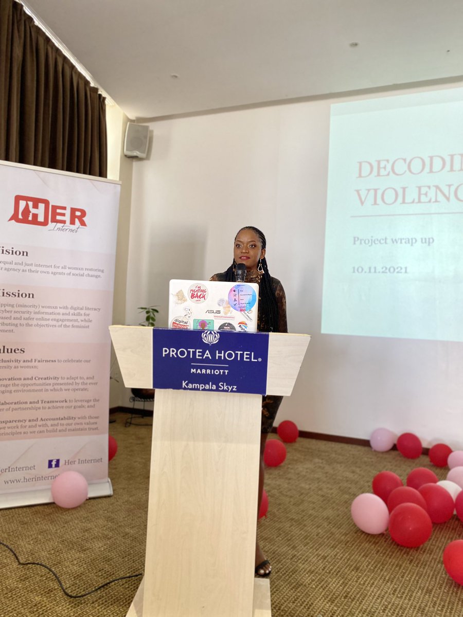 HerInternet's tweet photo. With support from @UHAIEASHRI @amwaafrika @equality_fund and @ThinkCREA we are happy to wrap up our project on “Decoding Online Violence”
CyberBullyingEndsNow
#HERONLINESAFETY
#nottodaybully✋🏾 https://t.co/ovtXZWDBtK