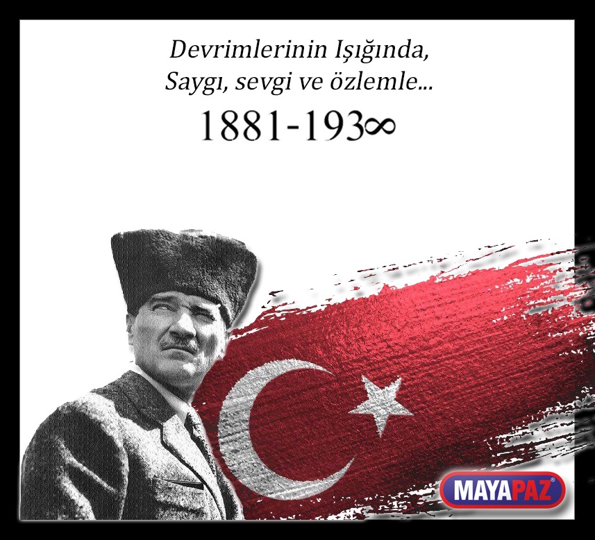 Sevgi, saygı ve minnetle anıyoruz.
#10kasım