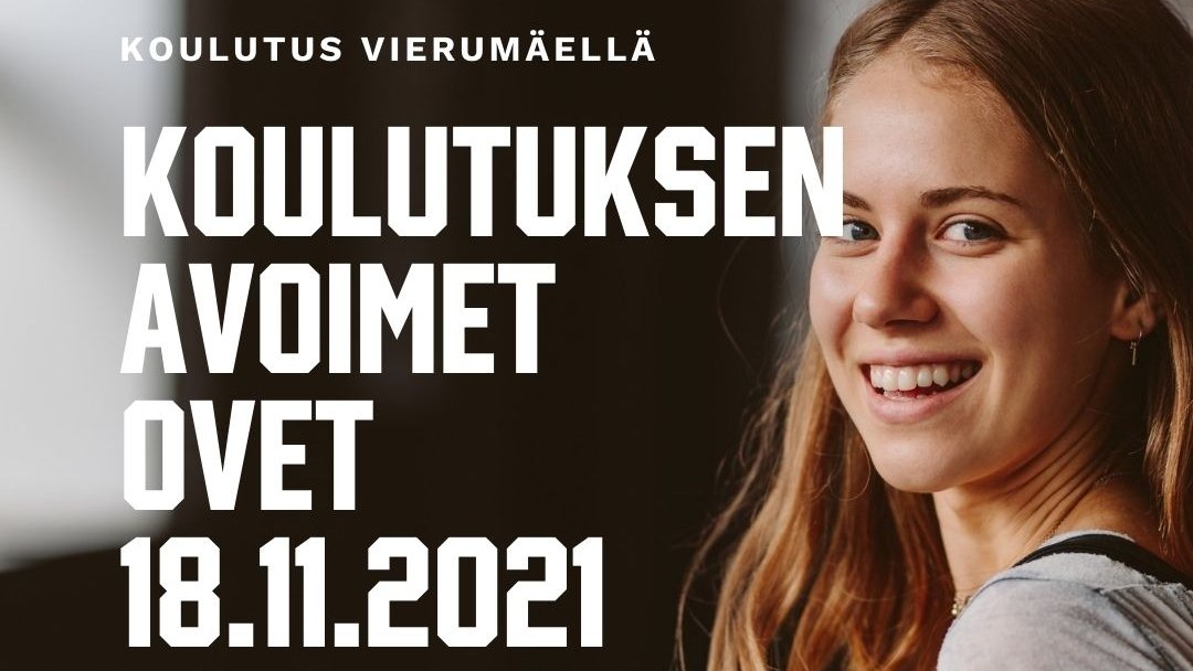 Vierumaki's tweet photo. Asuuko teillä nuori, joka voisi olla kiinnostunut liikunta-alan opinnoista? Järjestämme ensi viikon torstaina 18.11.2021 klo 12.30-15.30 koulutuksen avoimet ovet, joissa on mahdollisuus tutustua Vierumäen koulutustarjontaan. Lue lisää ja ilmoittaudu 👇
https://t.co/pDzL66xKNn https://t.co/280FvOsvwd