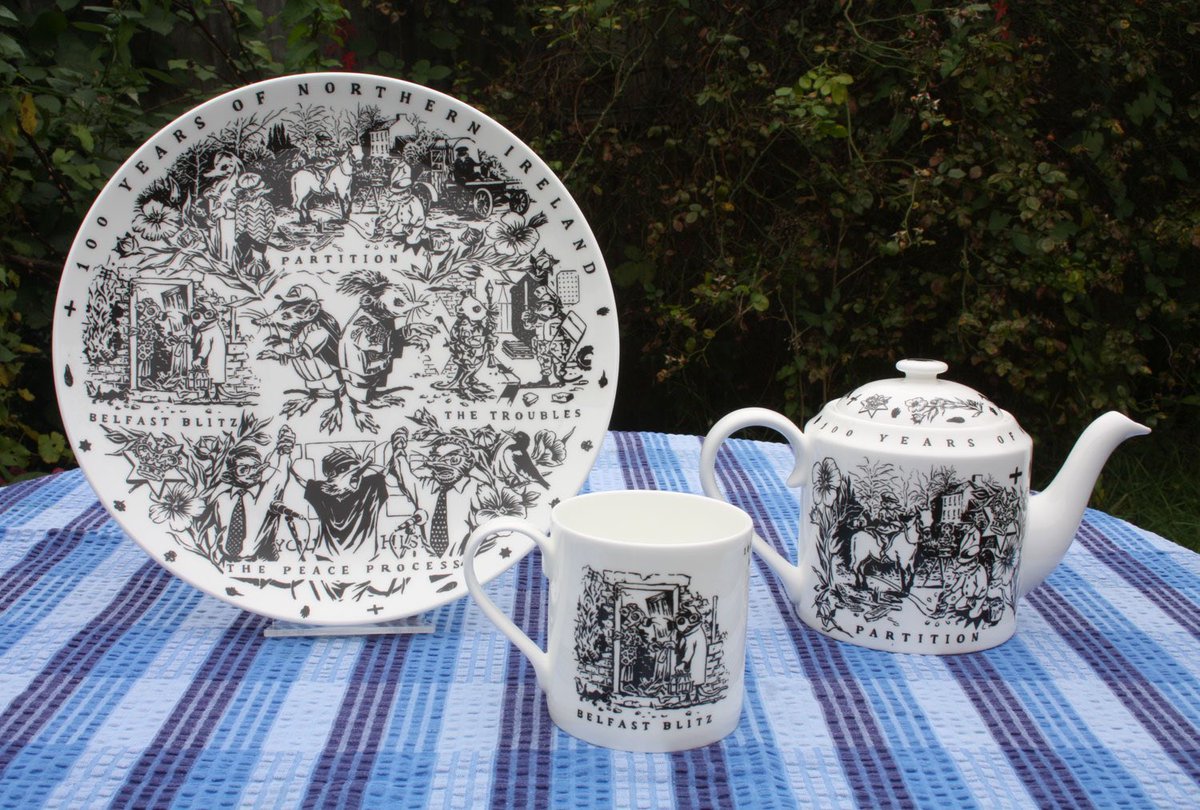 19acres's tweet photo. Two days left to acquire these collector’s items of commemorative crockery and support The Vacuum’s Northern Ireland 100 issue, which is also available here. https://t.co/VmMOMHknbs https://t.co/vOdtrfUJkA