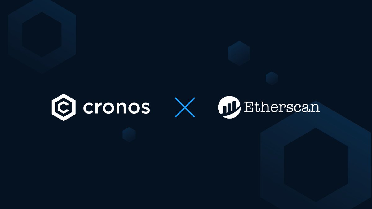 We welcome leading blockchain explorer @etherscan to the Cronos ecosystem!  We are working with them to build CronoScan, an upcoming blockchain explorer  that will let users explore Cronos for transactions, addresses, tokens,