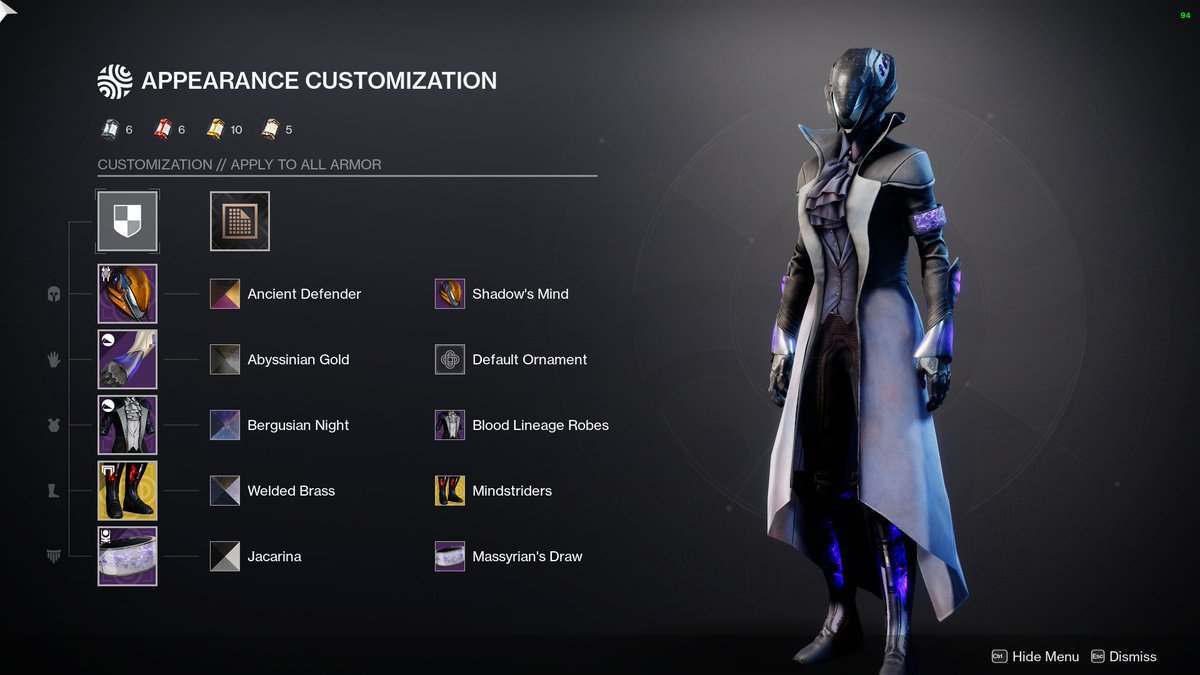 HerbieTheSnake's tweet photo. Finally managed to make a purple scheme I like! The way Bergusian fades in and out is awesome, so underused.
@DestinyTheGame @DestinyGameUK @DestinyGameFR #ThreadsOfLight https://t.co/7hiYVIv1tA
