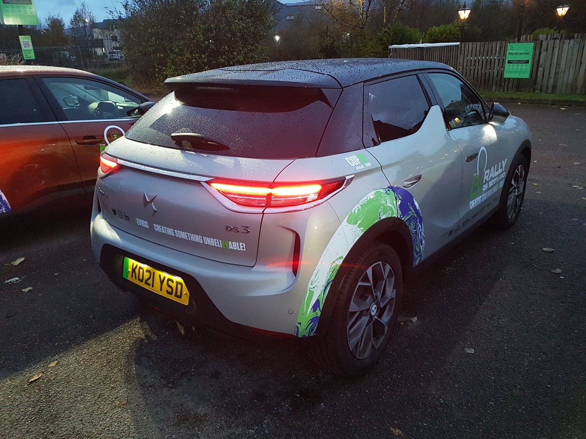 MttRbnsn's tweet image. Today, it's the @DS_UK_Official #DS3 #Crossback for The Beast - Day 3 of @TheEVROS, which includes the Isle of Skye, a good portion of the #NC500 and 320 miles. Oof.

Starting with 100% and also almost 200 miles of range.

@Vanarama 

#EVROS #COP26 #TogetherForOurPlanet 

1/2