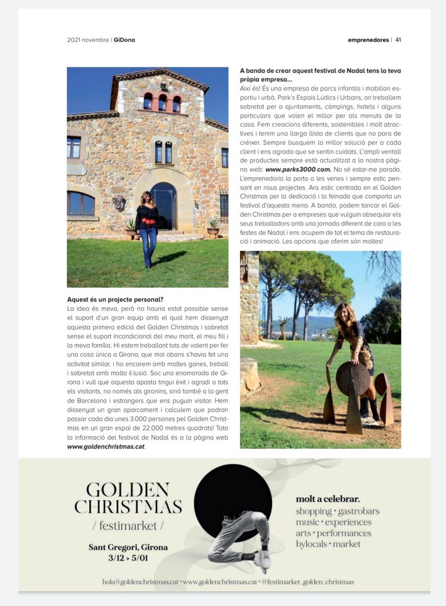 Parks3000com's tweet image. La revista @gidona ens ha entrevistat!