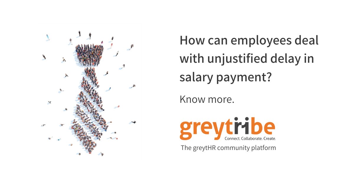 greythr2's tweet photo. Every employee deserves to be fairly compensated for their hard work. An employer cannot deny or indefinitely delay the salary payment of their employees owing to the rules laid under the Payment of Wages Act, 1936. Join the discussion on greytribe - https://t.co/WB38ZH67fh https://t.co/rxaaZqTGUR