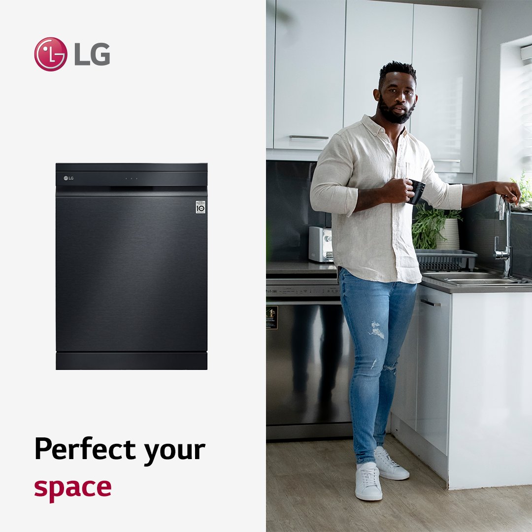 LGSouthAfrica's tweet photo. LG’s sleek and powerful QuadWash dishwashers will make your dishes shine. With intuitive controls, a large load capacity and TrueSteam™ technology that kills 99.9% of harmful bacteria, LG dishwashers make kitchen clean-up a breeze. 

Learn more: https://t.co/DyRBrxPdYp https://t.co/cCvsynHHO9