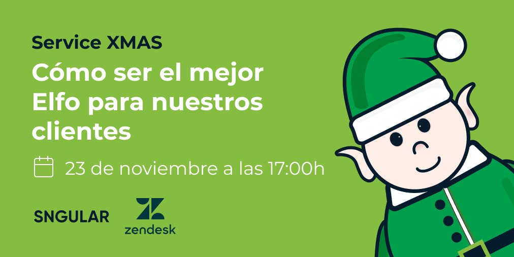 sngular's tweet photo. El Customer Service es una pieza clave para conseguir vender un producto o un servicio.
El 23 de noviembre, repasamos todo lo que las empresas pueden hacer por sus clientes de la mano de estrategias #CustomerService en un evento imperdible.
Regístrate 👇
https://t.co/GFLTFQlVGS https://t.co/7TOknmufT6
