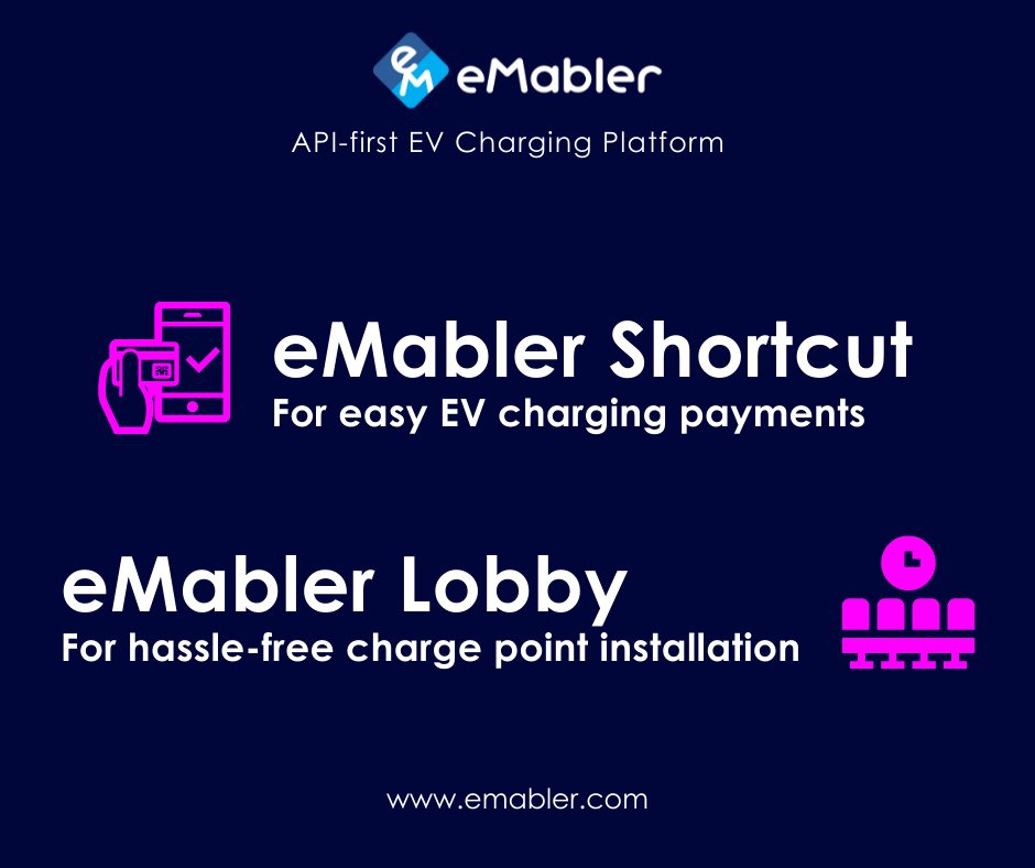 Today we are launching 2 new products at the <a href="/nordicevs/">Nordic EV Summit</a> to further accelerate electric vehicle uptake and make EV charging easier for the end-users.

Read all about it here 👉 bit.ly/3wvZQW1

#nordicevsummit #evcharging #paymentsinnovation #electricvehicles #eMabler