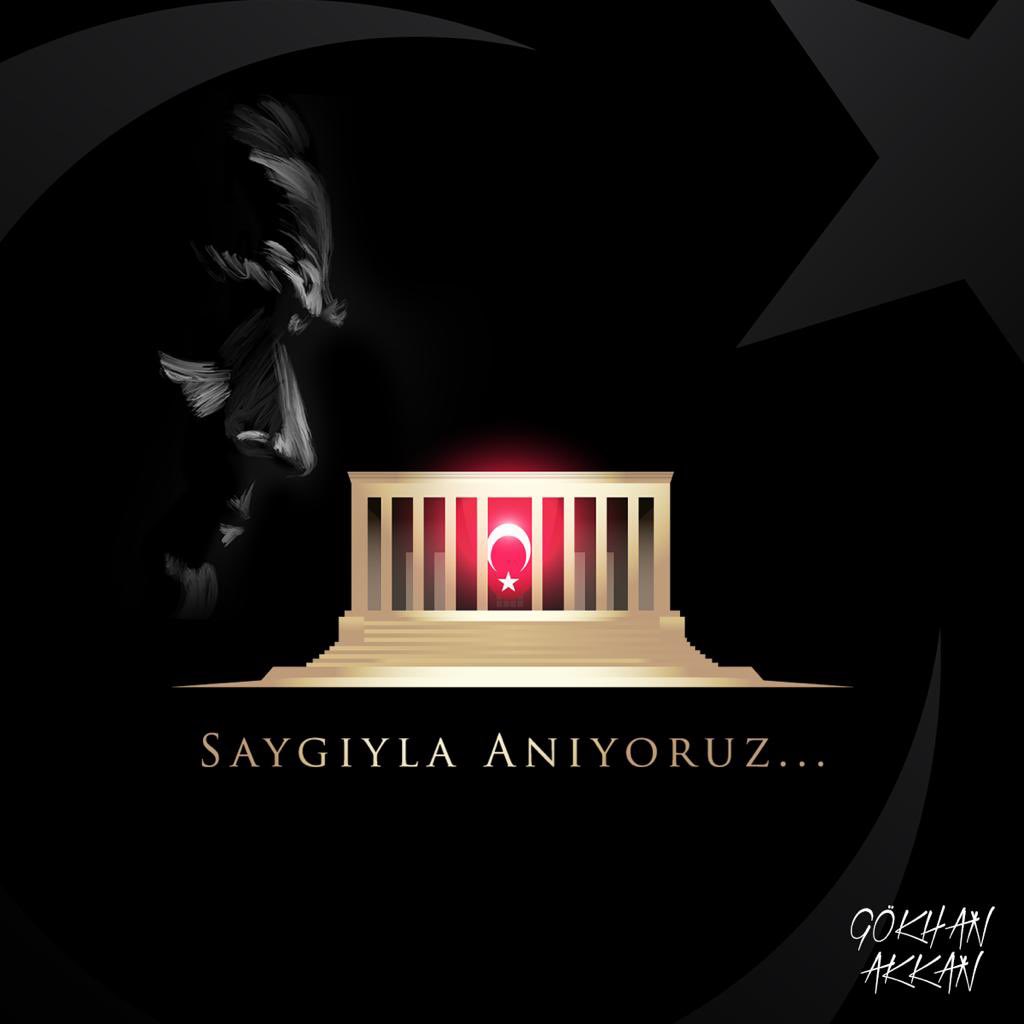 gokhanakkn's tweet photo. “Benim naciz vücudum, bir gün elbet toprak olacaktır. Fakat Türkiye Cumhuriyeti, ilelebet payidar kalacaktır” Ulu Önder Gazi Mustafa Kemal Atatürk'ü saygı, özlem ve minnetle anıyoruz. #10Kasım https://t.co/AbpHXlzowu