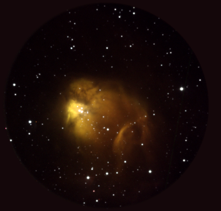 Our recent observations at the SAO RAS 1-m telescope with tunable filter #MaNGaL: Ha + [NII] composite images. H-beta, [SII] and [OIII] maps are also availble. We hope to create maps of electron density and internal extinction to restore the 3D structure of starformation regions