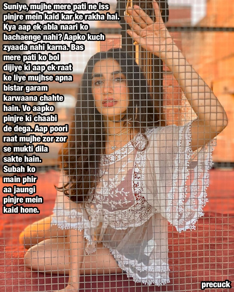 precuck1's tweet photo. "abla naari"
Let me know if someone wants a translation in English.
#onlyAFantasy #hotwifeCaptions #sexslave https://t.co/4kVO5u5uXW