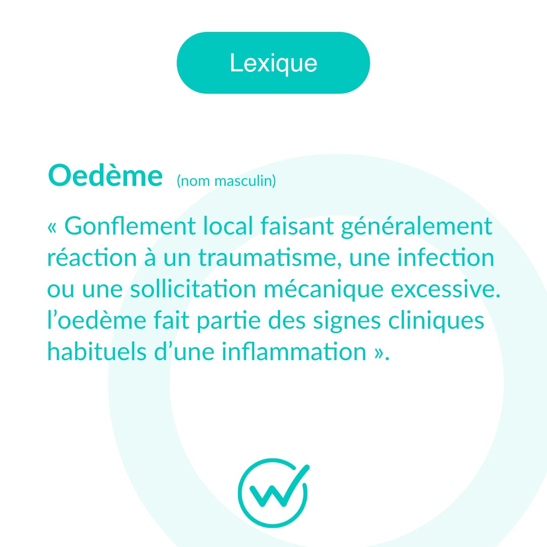 FrWeasyo's tweet photo. #Lexique 🤓
Oedème ? Nous avons tous déjà entendu ce terme. 
Mais qu'est-ce que c'est réellement ? https://t.co/uPhGWo8p7v