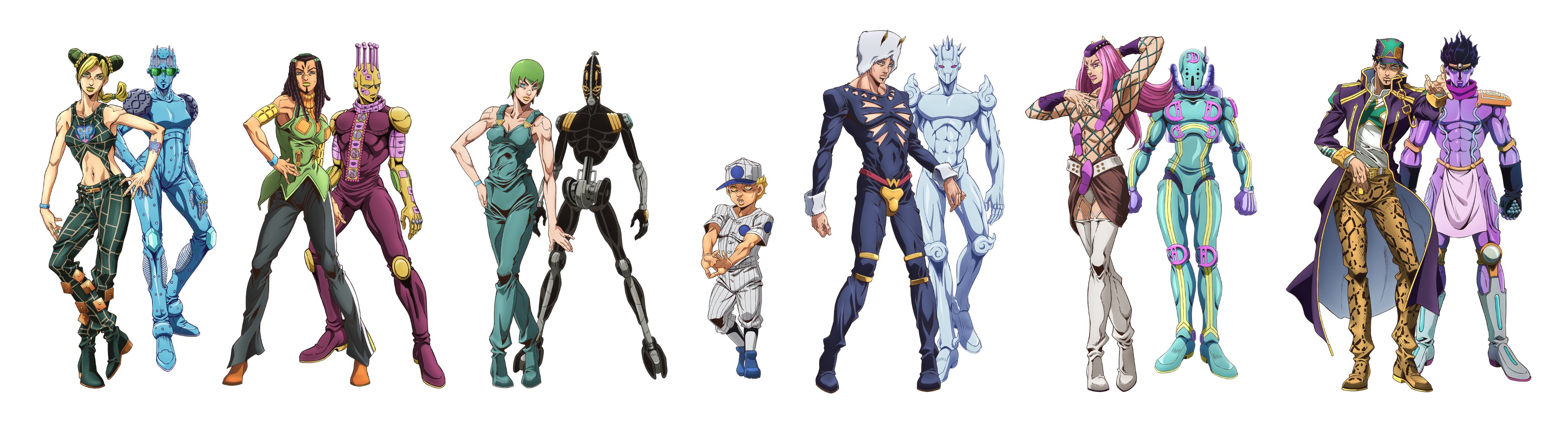 Is Stone Ocean Confirmed? on X: 21 days until Stone Ocean premiers on  netflix Stone Ocean is confirmed. The part 6 character sheets and their  stands together.  / X