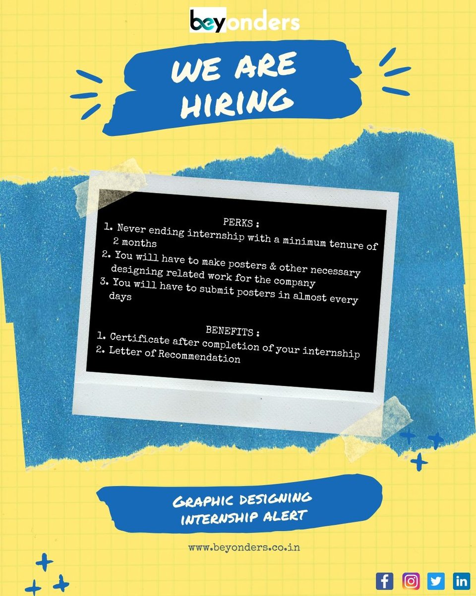 Beyonders_'s tweet photo. We are Hiring....
Hiring Alert for Graphic designers...
.
#hiring #hiringnow #hiringdesigners #graphic #graphicdesigner #hirealert #joinus #applynow #creativity #content #perks #benefits #advantages #rewards #beyonders #startup #experience https://t.co/oWSigzCVr0