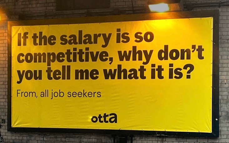 theadnetwork_'s tweet photo. With these billboards, https://t.co/d6BmAl26tf, a job search platform, is trying to convince employers of being transparent in terms of fellow employees’ salaries
#Creativeads #Outdooradvertising #Socialmediamarketing #socialmedia #advertising #marketing #theadnetwork https://t.co/eTZmSCQCr4