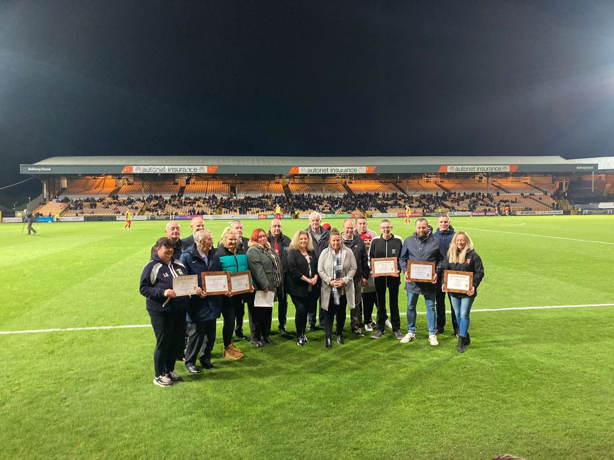 StaffordshireFA's tweet photo. AWARDS | We were delighted to welcome our 2020/21 Grassroots Football Award Winners to @OfficialPVFC last night, for a collective celebratory gathering following the presentation of awards in the summer.

Many thanks to @PVFCFoundation for coordinating a very enjoyable evening 👏 https://t.co/q4JniU41af