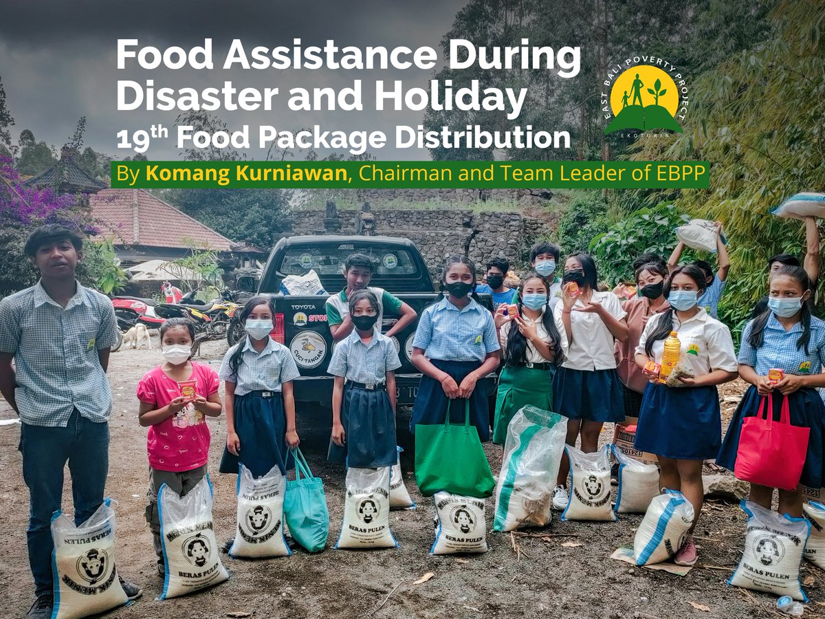 eastbalipp's tweet photo. Food Assistance During Disaster and Holiday: 19th Food Package Distribution https://t.co/jH6NzRawIM

#education #student #food #earthquake #galungan #thankyou #covid19 #staysafe #ourbaliyourbali #eastbalipovertyproject #ebpp #eastbali #bali #ngo https://t.co/gbtLN9Kg4L