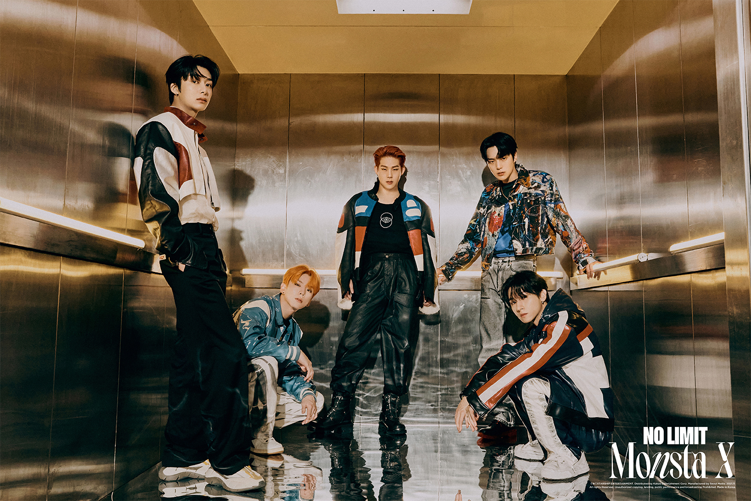 【新品・未開封】MONSTA X モネク / No Limit（8枚セット） リアル (몬스타엑스) X MONSTA - 10TH - EDITION] [LIMITED