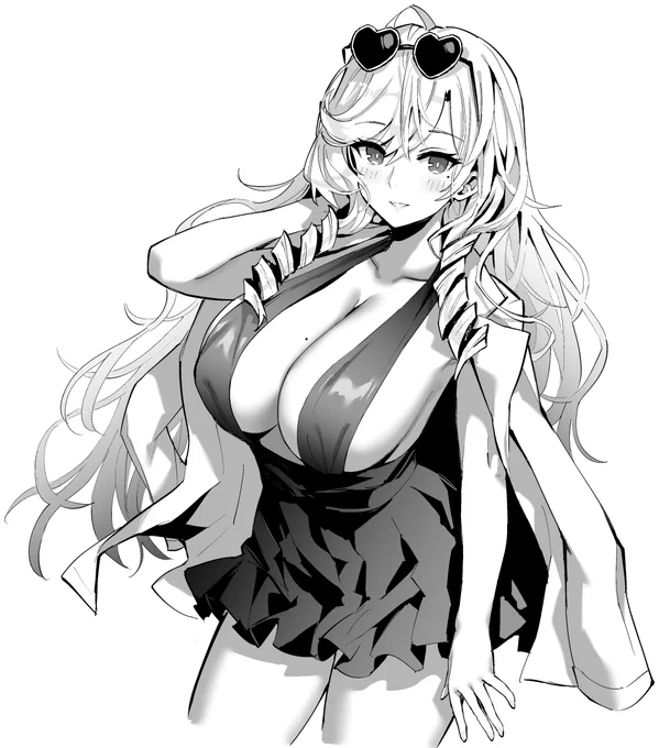 見切れてないアルジェリーです。
#アズ4
#びそくぜんしんっ
#アズールレーン 