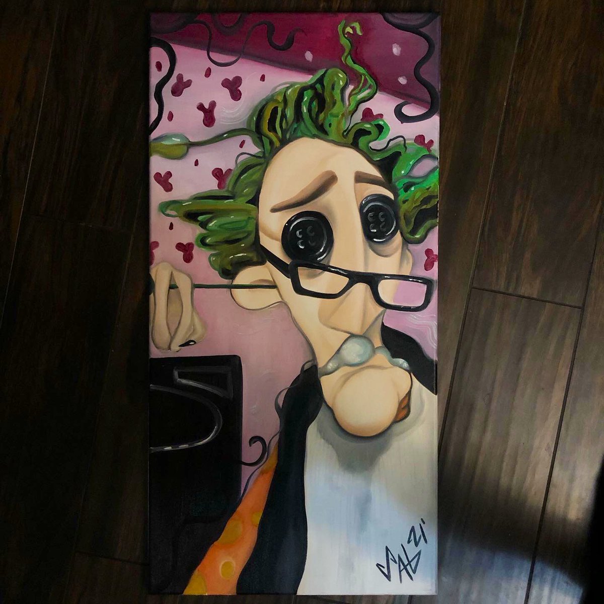 _sabbatz's tweet photo. 🎨⚡️ #otherfather #coraline #art @LAIKAStudios #oilpainting instagram @ _ARTFLEUR !! >> https://t.co/oEHtSDhNYG