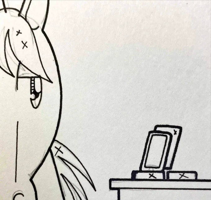 今週のチラ見せ。スマホが気になってるようです。

🚫「✕✕(馬)ですか?」「○○のレースの※※ネタですか?」といった推理的コメントを禁止とさせていただきたく、毎週のチラ見せにはリプライできない設定です🚫 