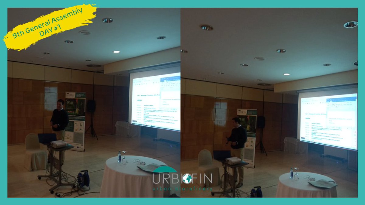 urbiofin's tweet photo. 📣Happening now!!
The workings of the 9⃣th #urbiofin General Assembly taking place in 🇪🇸 Spain have just commenced! 
Javier Mena Sanz is welcoming all partners

@ainiatecnologia @urbaser_ @UVa_es @Novozymes @WUR @CIEMAT_OPI @NaturePlast @NATRUE @CSIC @iris_rd @Leygatech1 @ETAM_SA https://t.co/zGWCKwB2nY
