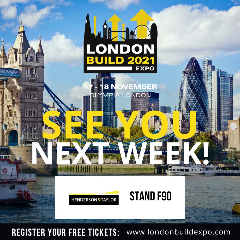 Can't wait to see everyone at London Build Expo next week! Come see us at stand F90 - we'll have sweets!!