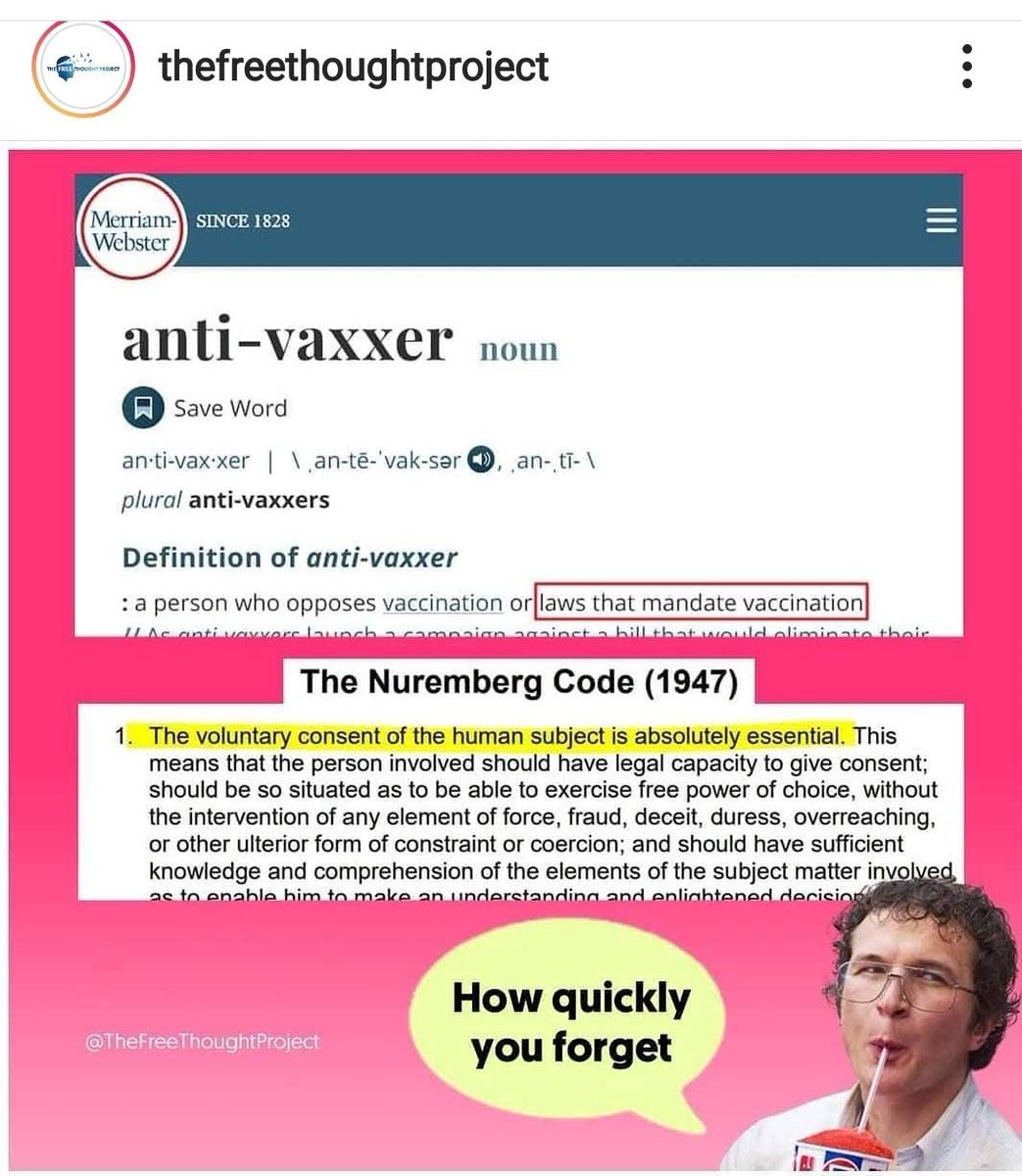 qooldad1978's tweet photo. My #InAlienableHumanRights is worth defending.
Want to call me #antivaxxers for using my nature-given reasoning, critical thinking and logic? Be my guest!
#HumanRights #ThinkorBeEaten #ResistorDie #Wakingtimes #Events201 #Lockstep #DepopulationAgenda https://t.co/h37KncwGZG
