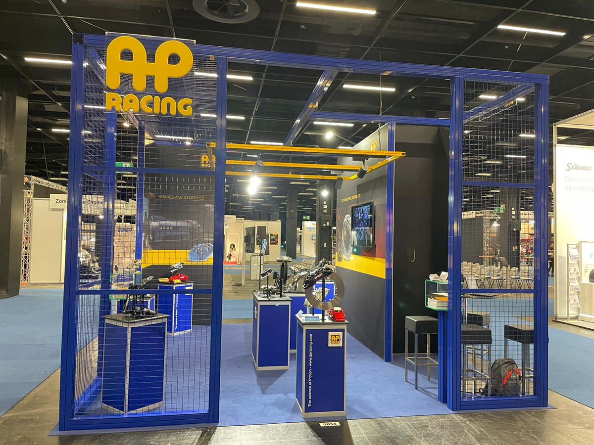 APRacingLtd's tweet photo. Stop by stand 5034 to check out and discuss with our team.
#apracing #pmwe #rallyraid #brakes #motorsport #innovation #race2road (2 of 2) https://t.co/b8nyhlH2Rp