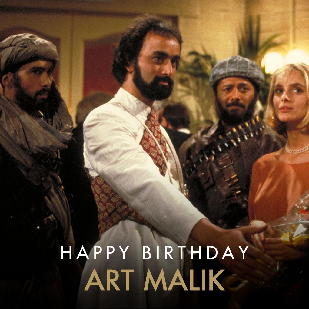 Happy Birthday to actor Art Malik who played Kamran Shah in THE LIVING DAYLIGHTS. 