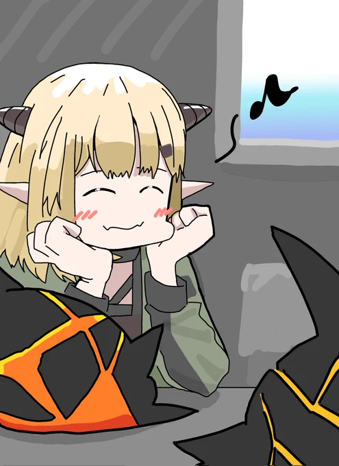 何気に気に入ってるイラスト
#アークナイツ 