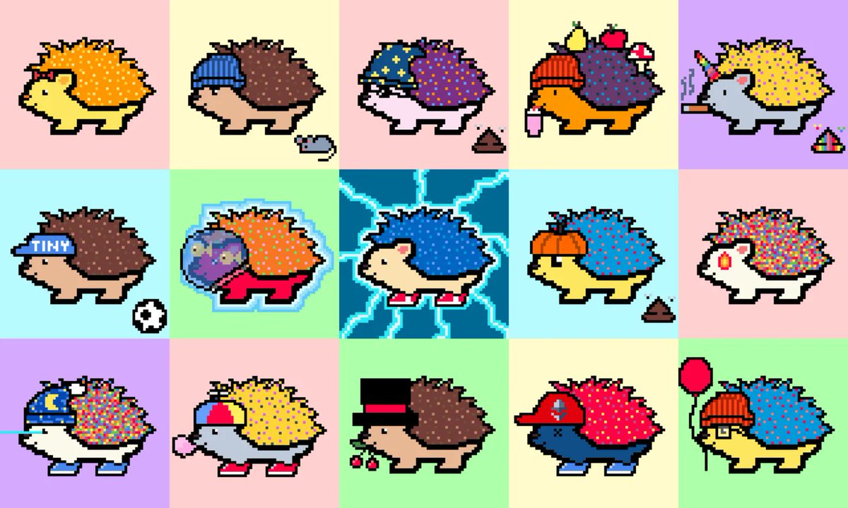 Public NFT Sales tomorrow at 11:11 AM UTC by <a href="/TinyHedgehogNFT/">Tiny Hedgehog</a>

Mint Price: 3.3K @ 0.05 ETH
Website: opensea.io/collection/tin…

#NFT #NFTs #NFTCommunity #nftart #nftcollector #NFTGiveaway #nftshill #shillme #nftartist #giveaway #cryptoart #apefollowape