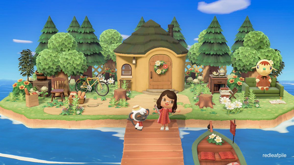 redleafpile's tweet photo. Eloise’s yard🌳🌲

#ACNH #AnimalCrossing #AnimalCrossingNewHorizons #ACNHDesignsどうぶつの森 https://t.co/7hyfAivJqh