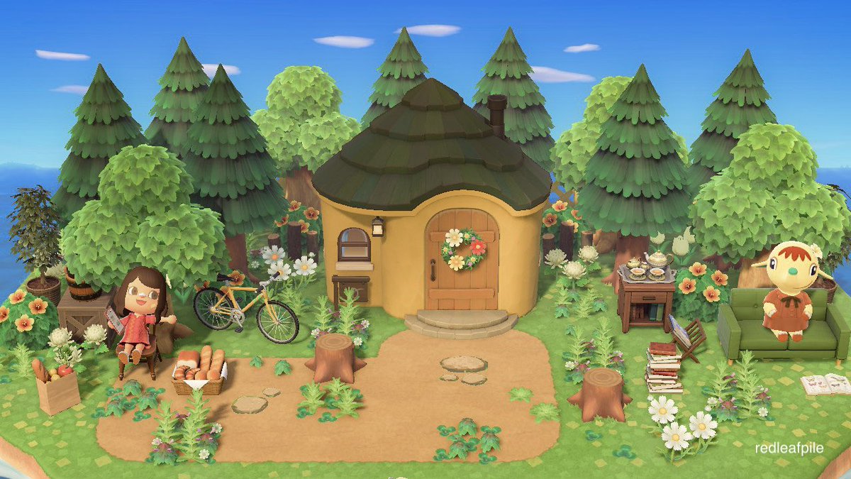 redleafpile's tweet photo. Eloise’s yard🌳🌲

#ACNH #AnimalCrossing #AnimalCrossingNewHorizons #ACNHDesignsどうぶつの森 https://t.co/7hyfAivJqh