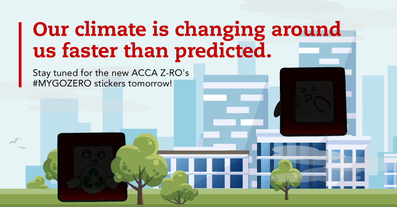 ACCAMalaysia's tweet photo. Climate change isn’t a distant threat—it is happening right now, and we have the power to make a difference. 🌱
We can achieve greater things by putting our hands together, alongside doing more & wasting less. 🌎
Stay tuned for the new ACCA Z-RO’s #MYGOZERO stickers tomorrow! 👀 https://t.co/fA2E2HNu1q