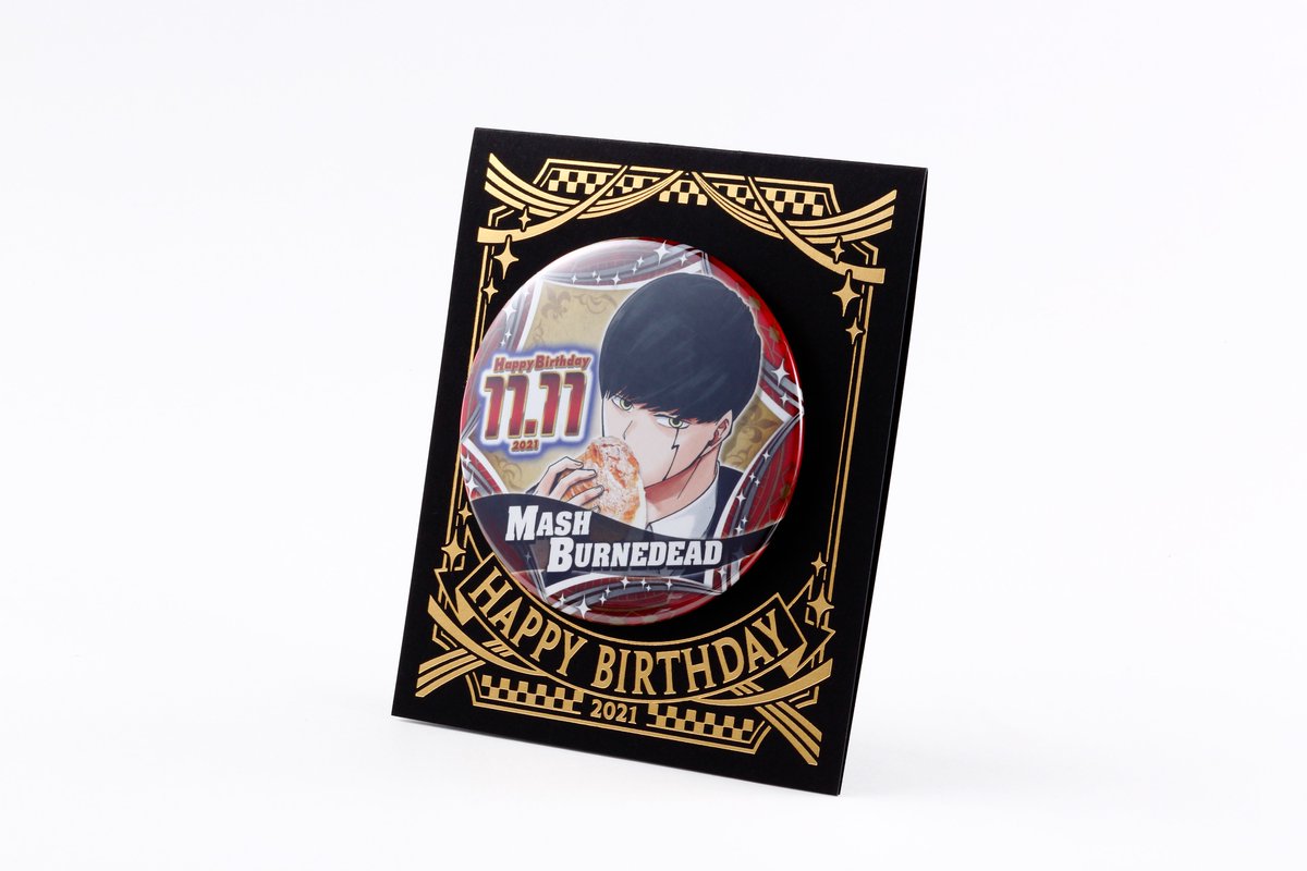 マッシュル ランス バースデイ缶バッジ ジャンプショップ 2022