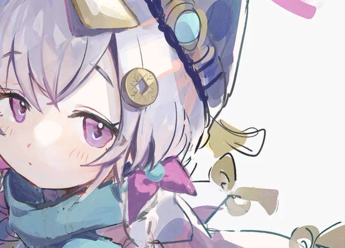 やっと原神女性部門最推しを描いてる(衣装は勝手に変えてる) 