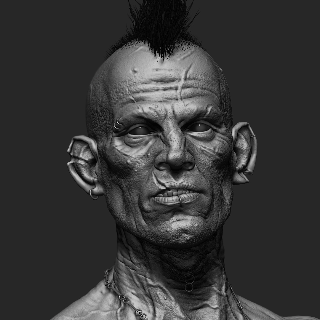 "Brigand"  a hostile Enemy in Mortal Shell

#zbrush #sculpture #digitalart #beautifulface #mortalshell