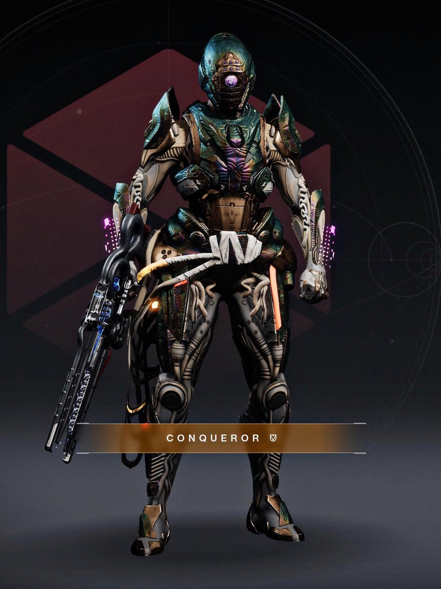 AshRoberts91's tweet photo. My Titan is a one-eyed killing machine. Corrupted by the darkness and send back through time, to conquer the light; with its envious touch. #ThreadsOfLight (#ThreadsOfDark) @DestinyTheGame https://t.co/cwOoB9sWAV