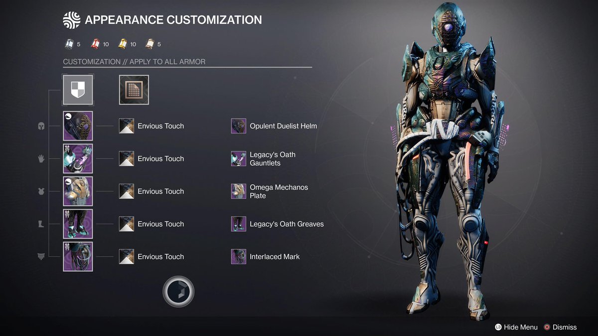 AshRoberts91's tweet photo. My Titan is a one-eyed killing machine. Corrupted by the darkness and send back through time, to conquer the light; with its envious touch. #ThreadsOfLight (#ThreadsOfDark) @DestinyTheGame https://t.co/cwOoB9sWAV